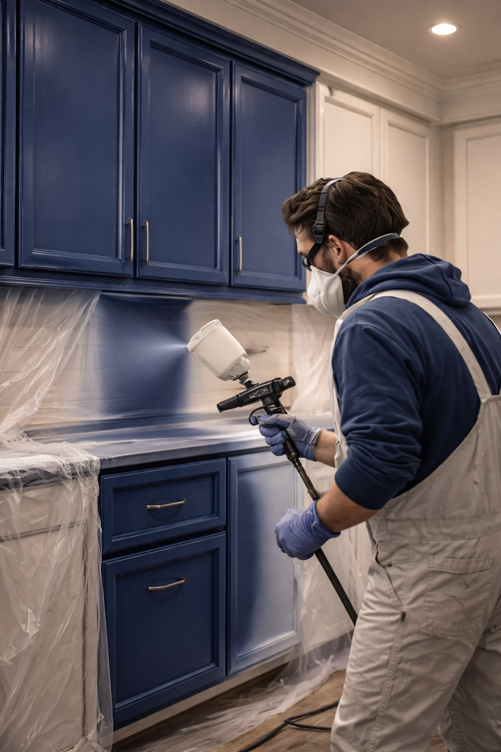 Kitchen cabinet refinishing service